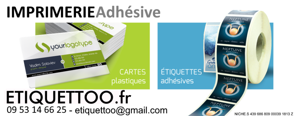 VOSSOT Lot de 500 étiquettes autocollantes, en papier kraft