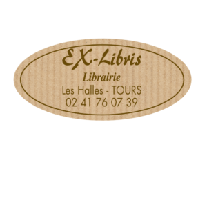 etiquettes KRAFT ovale - etiquettes autocollantes -imprimerie