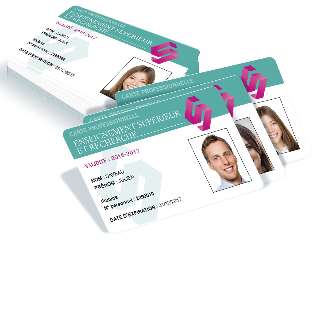 cartes d'identification photo - cartes plastique adhérents -cartes personnalisables -cartes d’adhérents -cartes de fidélité-Cartes d'accès