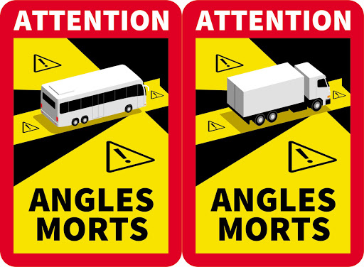 etiquette autocollante angle mort -adhésif angle mort-etiquette autocollante angle mort camion -etiquette autocollante angle mort bus